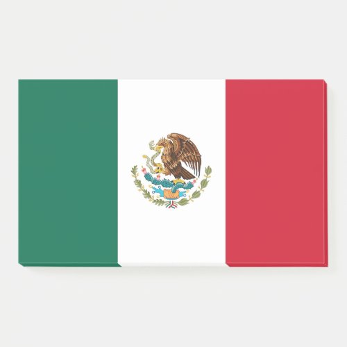 Notes with flag of Mexico