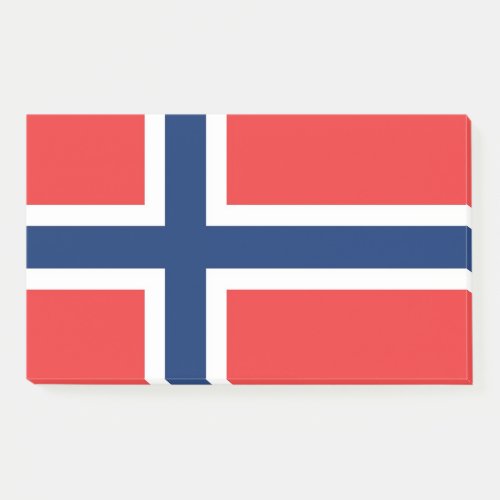 Notes with flag of Norway