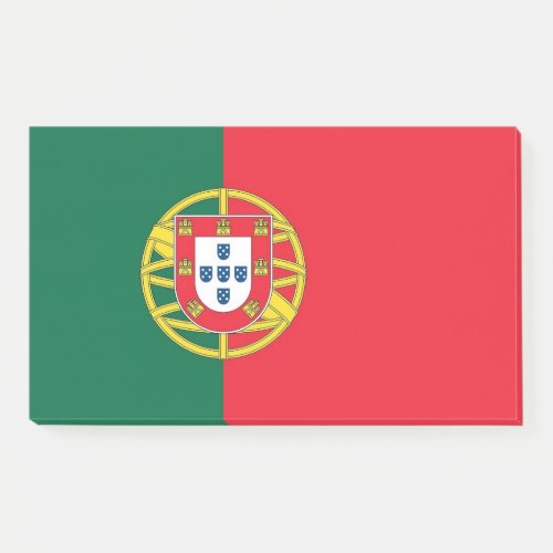 Notes with flag of Portugal