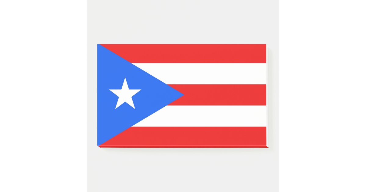 Notes with flag of Puerto Rico, USA | Zazzle