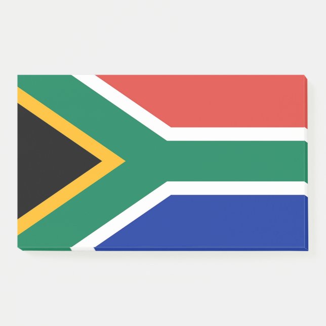 Notes with flag of South Africa (Front)