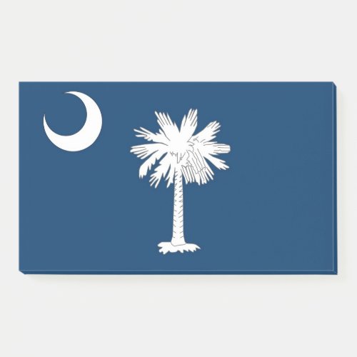 Notes with flag of South Carolina USA