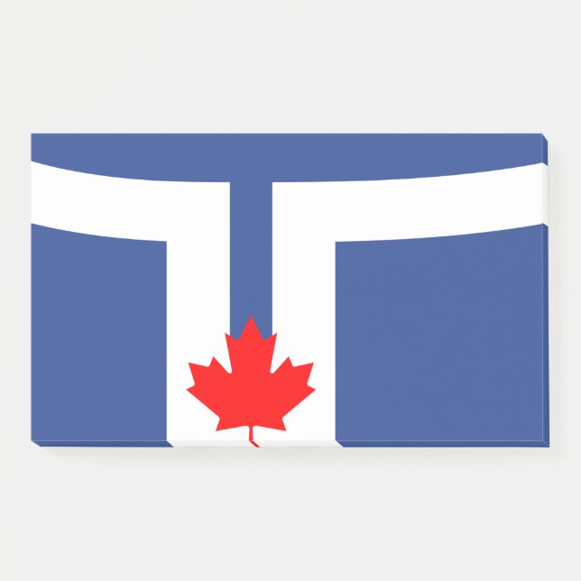 Notes with flag of Toronto, Canada (Front)
