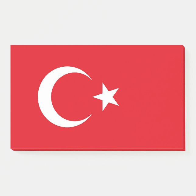 Notes with flag of Turkey (Front)