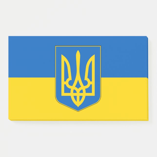 Notes with flag of Ukraine (Front)