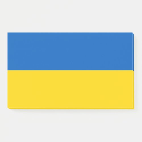 Notes with flag of Ukraine
