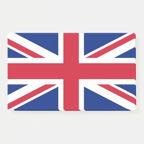 Notes with flag of United Kingdom