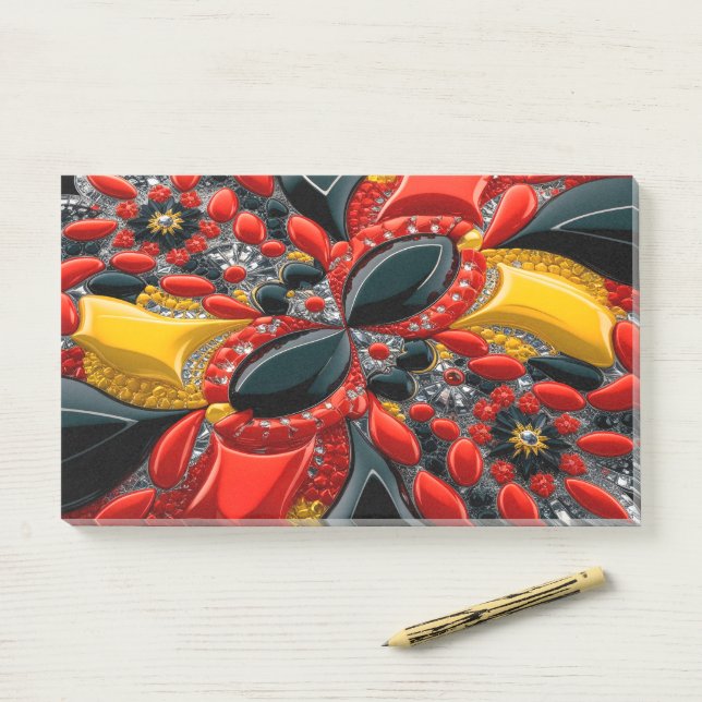 Notes with Germany Colors (On Desk)