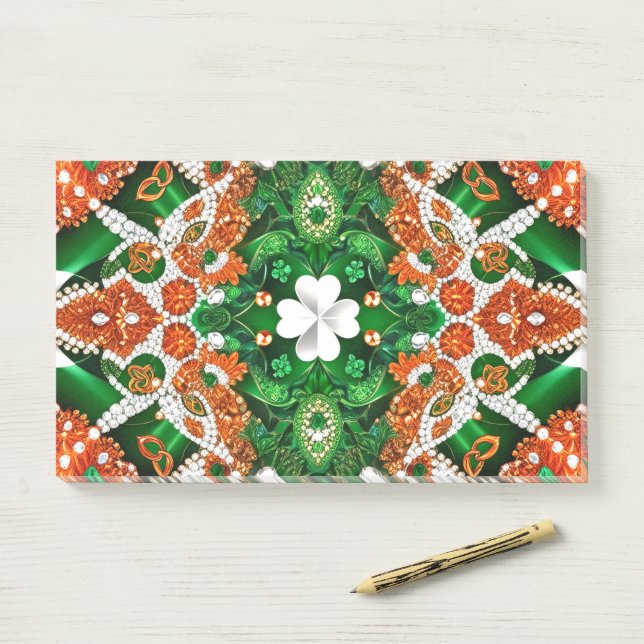 Notes with Irish Colors (On Desk)