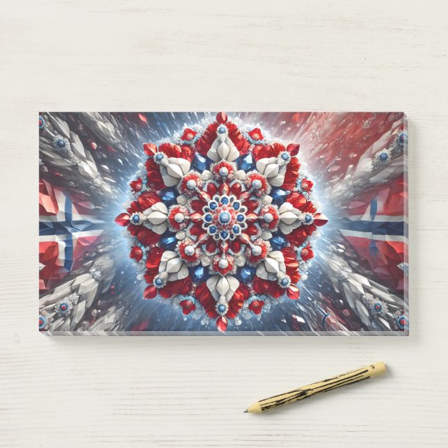 Notes with Norwegian Colors (On Desk)