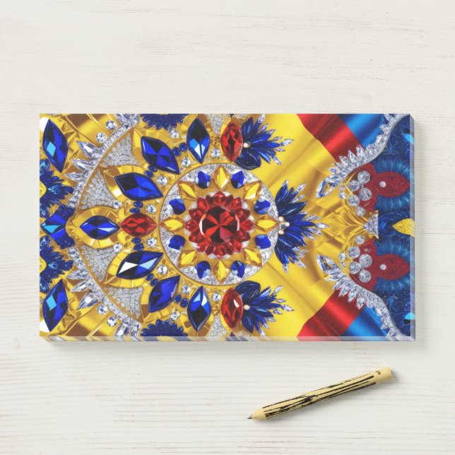 Notes with Romanian Colors (On Desk)