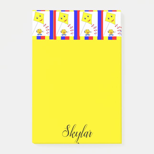 Notes Yellow Kite (Front)