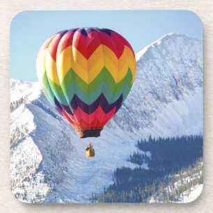 Noth America, USA, Colorado, Mt. Crested Butte, 2 Beverage Coaster