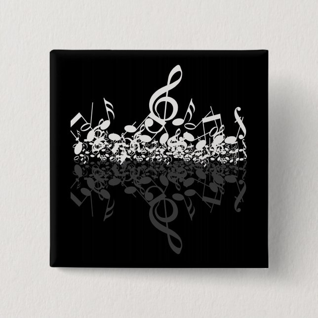 Nothin' But Treble-Black Button (Front)