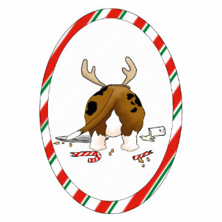 Nothin' Butt A Basset Christmas Ornament