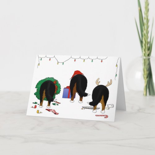 Nothin Butt A Berner Christmas Holiday Card