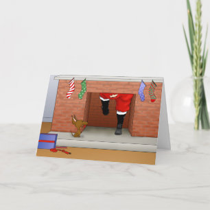 Nothin' Butt A Chihuahua Christmas Holiday Card