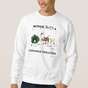 chihuahua christmas sweatshirt