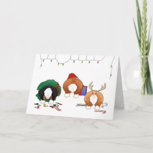 Nothin' Butt A Corgi Christmas Holiday Card
