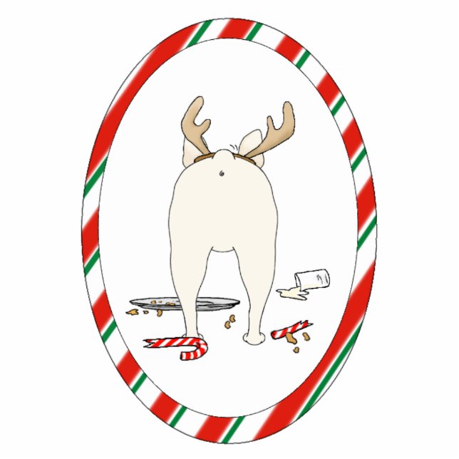 Nothin' Butt A French Bulldog Christmas Ornament (Front)