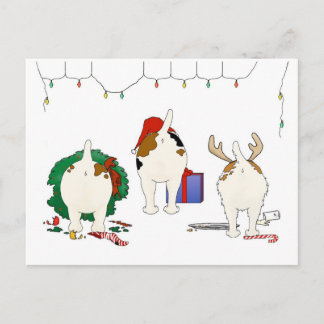Nothin' Butt A Jack Christmas Holiday Postcard