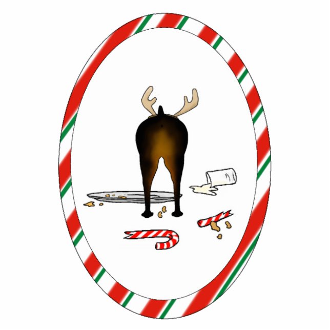 Nothin' Butt A Min Pin Christmas Ornament (Front)