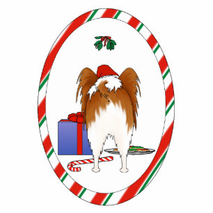 Nothin' Butt A Papillon Christmas Ornament