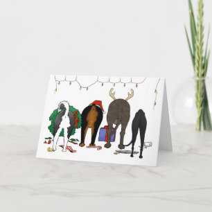 Nothin' Butt A Rescue Christmas Holiday Card