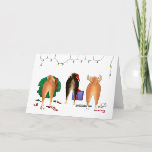 Nothin' Butt A Shiba Inu Christmas Holiday Card