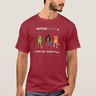 Nothin' Butt A Shiba Inu Christmas T-Shirt