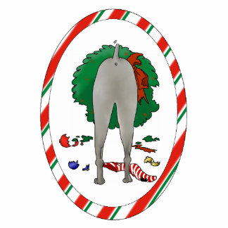 Nothin' Butt A Weimaraner Christmas Ornament