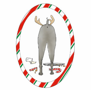 Nothin' Butt A Weimaraner Christmas Ornament