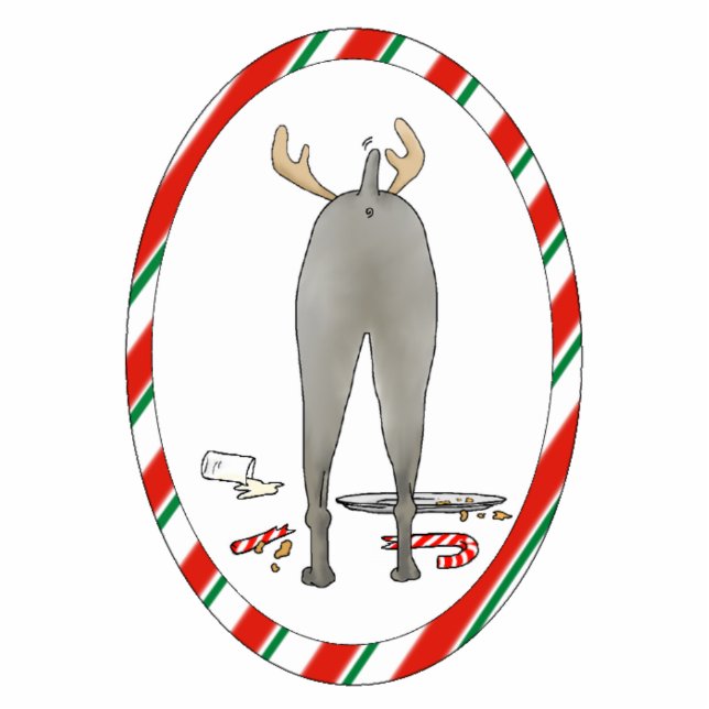 Nothin' Butt A Weimaraner Christmas Ornament (Front)
