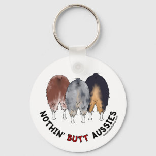 Nothin' Butt Aussies Keychain