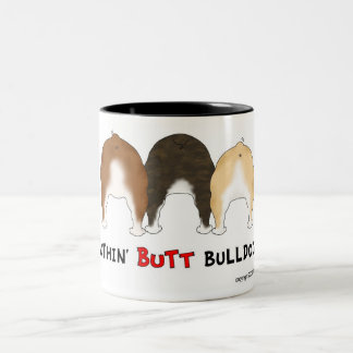 Nothin' Butt Bulldogs Two-Tone Coffee Mug