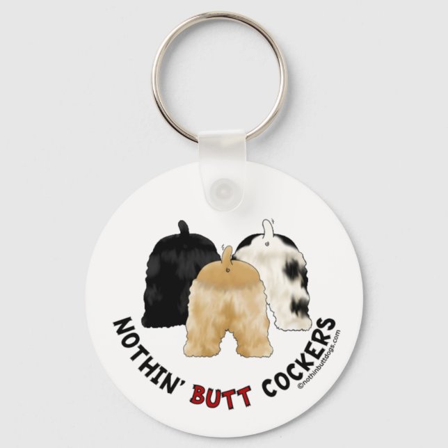 Nothin' Butt Cockers Keychain (Front)