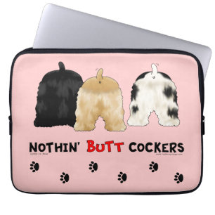 Nothin' Butt Cockers Laptop Sleeve