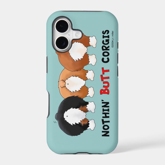 Nothin' Butt Corgis Iphone Case (Back)