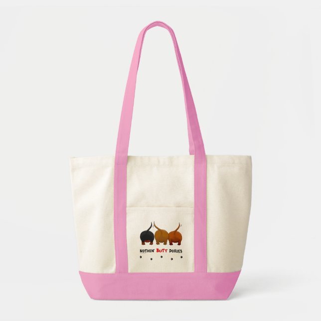 Nothin' Butt Doxies Tote Bag (Front)