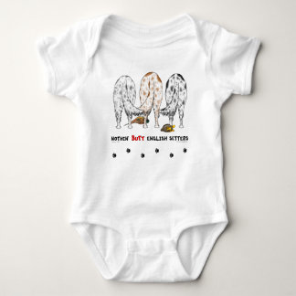 Nothin' Butt English Setters Baby Bodysuit