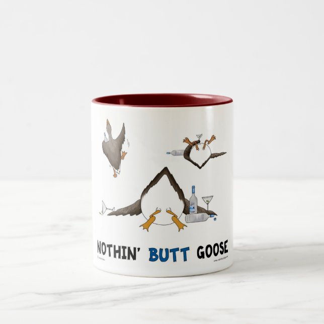 Nothin' Butt Goose Two-Tone Coffee Mug (Center)