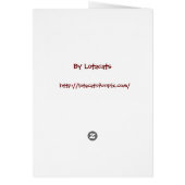 Nothin' Butt Spots Card (Back)