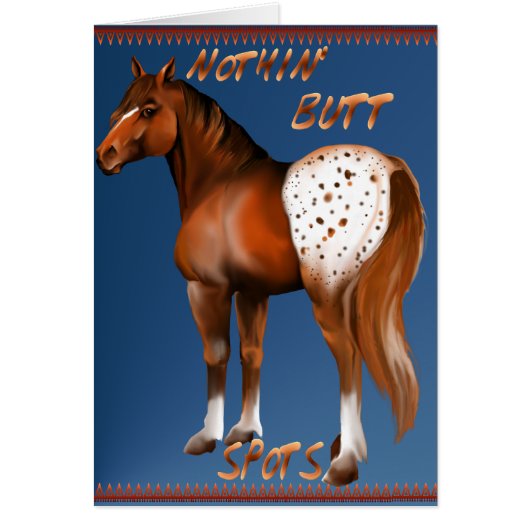 Nothin' Butt Spots Card (Front)