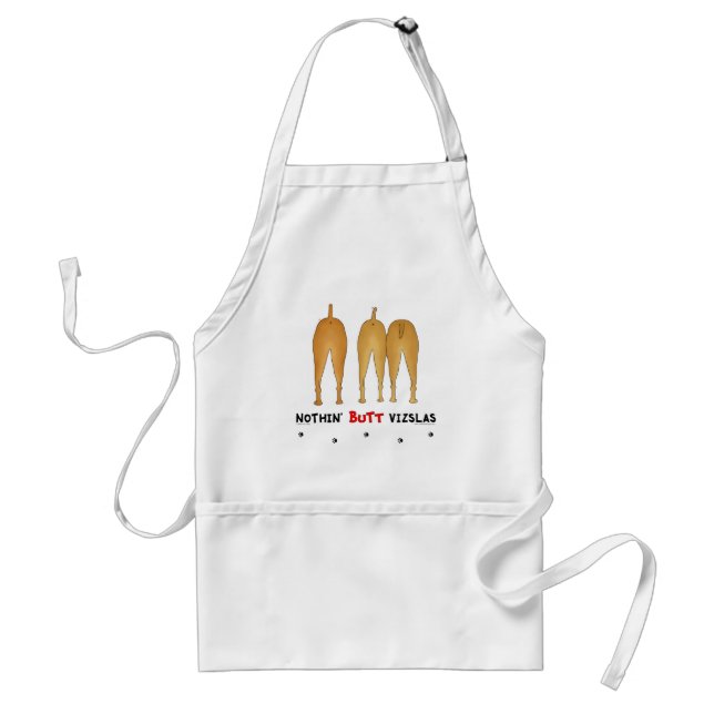 Nothin' Butt Vizslas Adult Apron (Front)