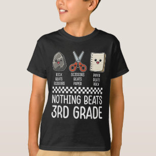 Nothing Beats 3rd Grade Funny Back To School Kids T-Shirt