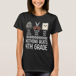 Nothing Beats 4th Grade Funny Back To School Kids T-Shirt
