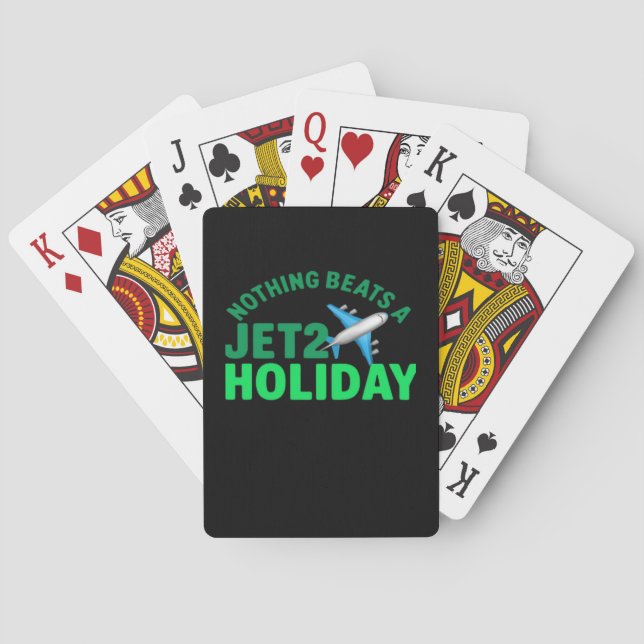 Nothing Beats A Jet2 Holiday  Viral & Meme Poker Cards (Back)
