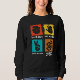 Nothing Beats Art Teacher Artistry Artist Mentor E Sweatshirt