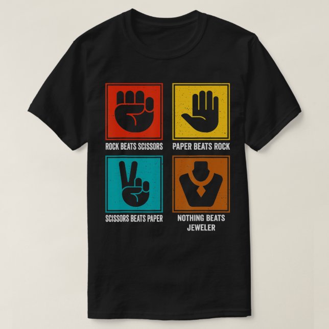 Nothing Beats Jeweler  Cool Lapidary Jewelry Golds T-Shirt (Design Front)