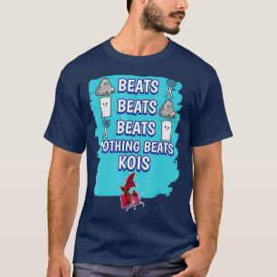 Nothing Beats Kois Fish Rock Paper Scissors Game T-Shirt
